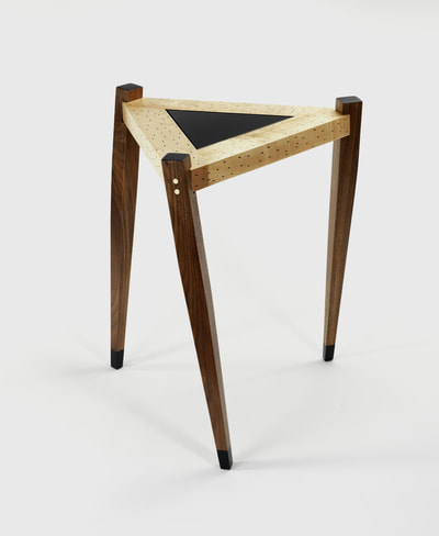 triangle end table